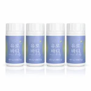 유로바디 정 베르가못 아티초크 600mg 45정 4개 효능 간기능개선 체중조절 항산화