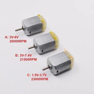 마이크로 FC-130SA 카본 브러쉬 모터 DC 1.5V 3V 3.7V 5V 6V 7.4V RC 장난감 슬롯 자동차 모델 용 고속 미