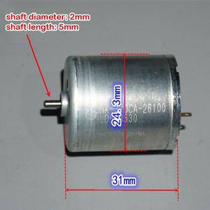 MABUCHI RK-370CA-26100 전기 모터, 고속 카본 브러시, 음소거 모터, 장난감 보트 자동차 모델, 큰 토크, D