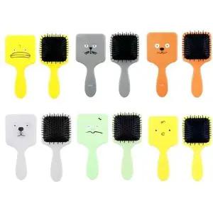 브러쉬 에이브 애니멀 머리빗 사각 쿠션브러쉬 (WFK8CT0)