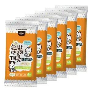 세척물티슈 에티펫 안심 손발엉덩이깨끗 40매 x6