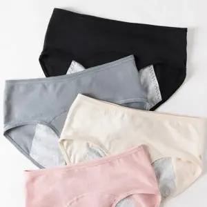 단색 생리 팬티 방수 위생 초경 첫생리 팬티 청소년 주니어 중학생