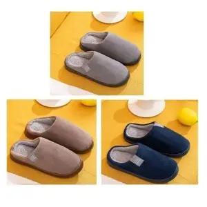 사무실 FM841811 캐주얼 디테일 구성 실내화 겨울 남성 여성 털