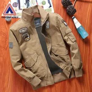 남성 밀리터리 항공 점퍼 바람막이 아우터 카키 야상 밑단 공군자켓 워싱