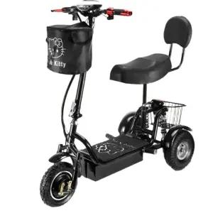 전동세발자전거 배달 안전 삼륜 소형 48V 킥보드 블랙 스쿠터