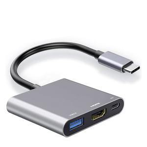 애플 맥북 프로 M1 2016-2022 에어 2018-2022, 아이패드 iMac 및 USB-C 장치 - USB C 디지털 AV 멀티포트 어댑터, HDMI 4K 60Hz 출력 3.0 포트 충전 포함