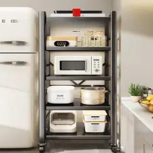 밥솥레일 다층 주방 단층 트롤리 3단 틈새 5단 4단 정리대 오븐 수납장 스탠딩 선반