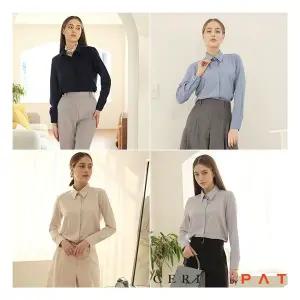 [cerini by PAT] 여성 워셔블 스판 블라우스 4종