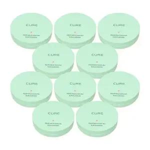 [셀러허브]김정문알로에 큐어 아쿠아 마일드 쿨링 선쿠션 25g(SPF50+) 본품 10개 Ss (S45013473)