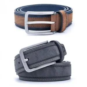남성용 캐주얼 데님 팬츠 코튼 팬츠 버클 벨트