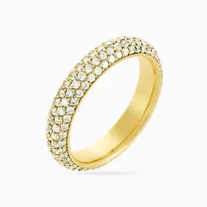 갤러리아 14K 랩 다이아몬드 이클라 파베 반지