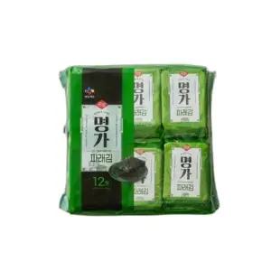 명가김 파래김 4g x12입 5개 조미김 도시락김