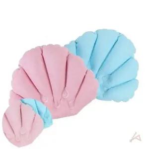 조개모양 욕조 머리 받침대 목욕보조용품 욕실소품