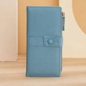 [다잇템] 여성 실용 시즌리스 컨템포러리 레더 롱 지갑