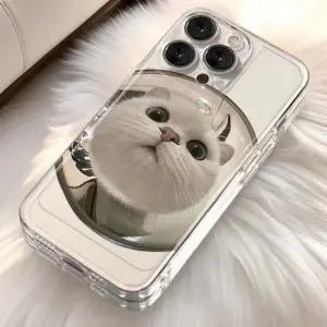 와이드 앵글 렌즈 캣 투명 케이스 13 14 15 16 갤럭시S23 S24 S25 A15 A21 A22 A31