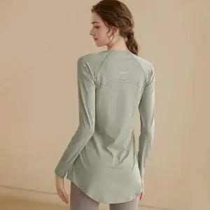 긴팔 요가 티셔츠 롱슬리브