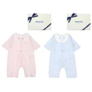 [NS홈쇼핑](압소바출산,백일,귀여운유아복,아기내의)도도모달7부우주복(턱받이)(A13-10603)..[35726485]