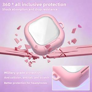 삼성 갤럭시 버즈 4 프로(2026)용 브래킷 잠금 디자인 케이스, 낙하 방지 및 충격 흡수 보호 케이스, 버즈