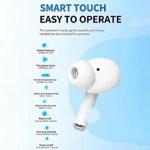 A7 PRO-TWS Max 무선 블루투스 이어폰 인이어 이어버드 스포츠 노이즈 캔슬링 헤드셋 + 보호 케이스