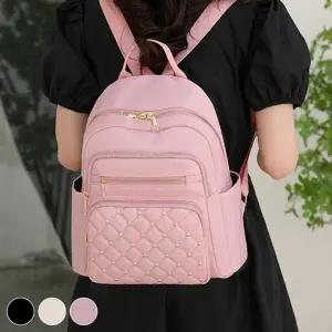 징장식 퀄팅 트렌디 백팩 URD321 나일론 백팩 토트백 패션잡화 여자백팩 노트북 캐주얼 여행용 남자 버스