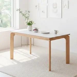 [텐스페이스]보루네오 라운딩 세라믹식탁 1400테이블 단독 BTR6010R (착불)