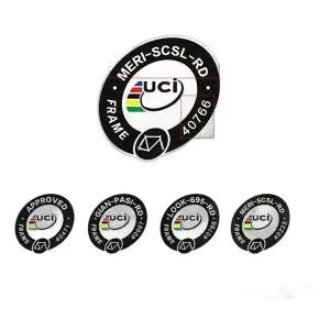 자전거 소형 인증 스티커 동호회 얼라이 데칼 AGIANT프레임모델수량2 부착 라이딩 UCI 라벨