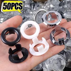 워시 대야 오버플로 링 수도꼭지 싱크대 커버 홈 주방 욕실 트림 목욕 원형  플매트 카펫 러그 1-50 개