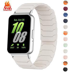 삼성 갤럭시 핏 3용 마그네틱 루프 시계줄, 핏3 액세서리용 스포츠 밴드, 스트랩 실리콘 공용 시계 남녀