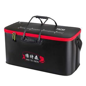 접이식 대형 살림통 70cm검정색 블루 제외 미끼 보관 낚시 낚시동 용 소품