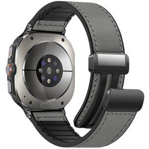 삼성 갤럭시 워치 8 44mm 40mm용 밴드 클래식/울트라 2 스트랩 손목밴드용 팔찌 마그네틱 시계줄