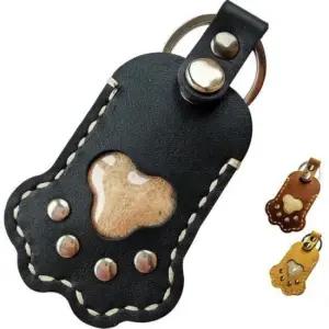 펫 털 쾌적 보관 키링 강아지 반려묘 귀여운 발톱 수납 기념품