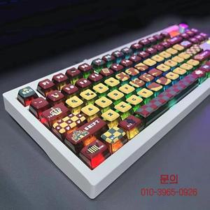 SAX MDA 프로필 푸딩 키캡 기계식 키보드의 체리 MX 스위치용 PBT 및 PC 소재