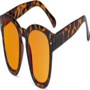 수면을 위한 주황색 틴티드 필터 렌즈가 장착된 케퍼 블루 라이트 차단 독서 안경 - 안티 레이 컴퓨터 리더