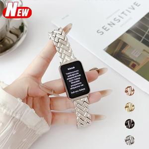 새로운 손목밴드 메탈 스트랩 삼성 갤럭시 핏 3 밴드 여성 브레이슬릿 합금 스마트워치 아연 남성 교체용 드레시 워치밴드