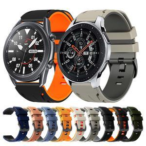 삼성 갤럭시 워치 3 45mm 스마트 스트랩 22mm 스포츠 실리콘 브레이슬릿용) 클래식 프론티어 (삼성 밴드 및 기어 S3