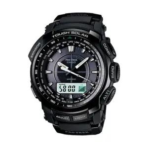 카시오 프로트렉 태양광 남성 남자 블랙 검정 정장시계 레진시계 PRG-S510-1