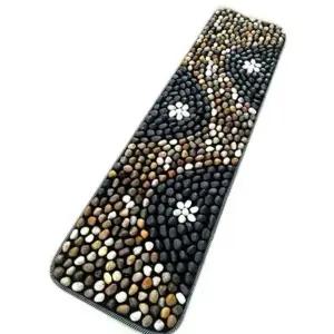 자갈 지압 매트 발 지압매트 마노석 가정용 돌 지압판