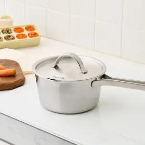 [모윰]무연마제 통 5중 스테인리스 이유식 냄비