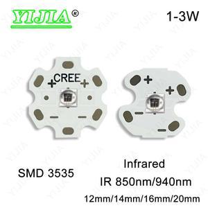 LED 램프 구슬  모니터링 야간 투시경 스캐닝 PCB 보드 심적외선 IR 940nm 850nm SMD3535 세라믹 칩