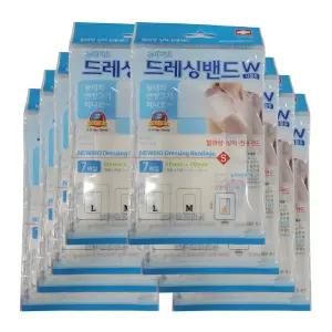드레싱밴드 W 흰색 소형(7매입) 8팩