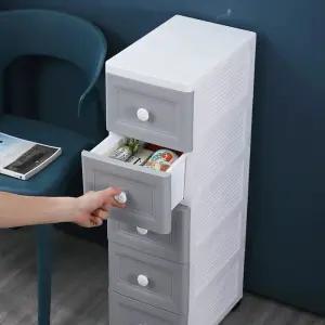 오아픽 11번가 가정용 플라스틱 틈새 3단 15cm 18cm 서랍장 5단 4단