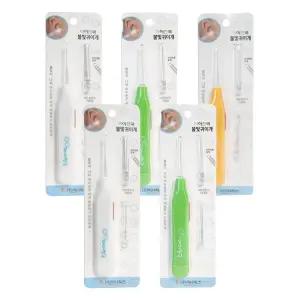 아이천국 불빛 귀이개 X 5개 귀후비개 귀청소 LED 귓밥 제거 집게 면봉
