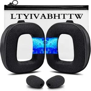 Astro A50 4세대 5세대 및 A50X 전용 이어패드 LTYIVABHTW 쿨링 젤 통기성 메쉬 원단 내구성 향상 마이크