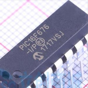 (10pcs) PIC16F676-I/P DIP-14 14핀 플래시 기반 8비트 CMOS 마이크로컨트롤러  원본