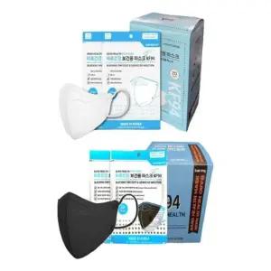 [모두모아]KF94 바로건강 베스트핏 2D 새부리형 마스크 100매 바로건강마스크 새부리형마스크 비말차단마스