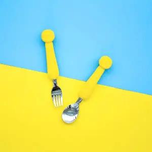 [보리보리/릴팡]릴팡 뽀로로 부드러운 실리콘핸들스텐스푼포크세트