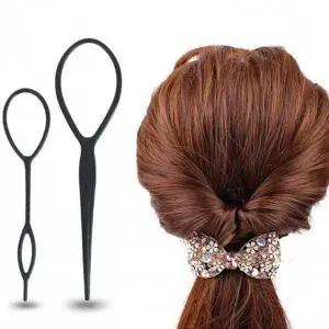 [골드스마일]머리 가이드 반묶음 헤어핀 셀프 스타일링