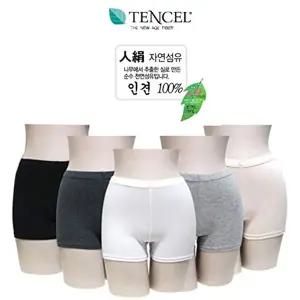 [서울양말]국산 사계절 여성 학생 5종 인견/텐셀/면 속바지 2부 3부