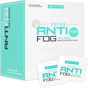 안경 쌍안경 안면 보호대 스키 마스크 또는 수영 고글용 OPTIPAK 안티 포그 물티슈 안경용 사전 보습