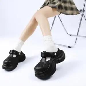 CCS7DAC여성용 키높이 통굽 샌들, 데일리 편안한 플랫폼 스타일